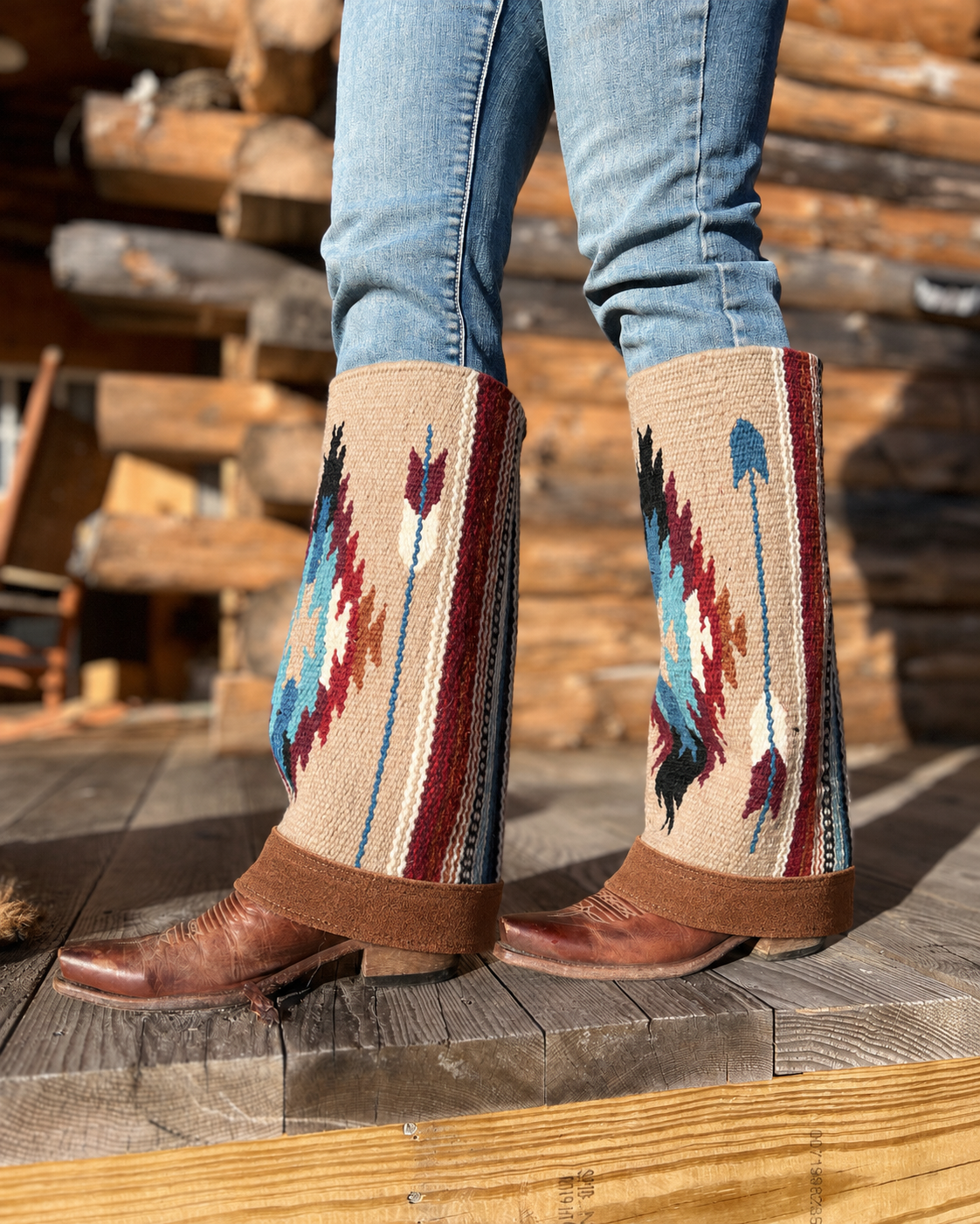 15" Tall LUBBOCK Wool Boot Blanket