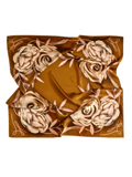 Rustic Wild Roses Large 100% Mulberry Silk 35x35: Wild Rag Scarf
