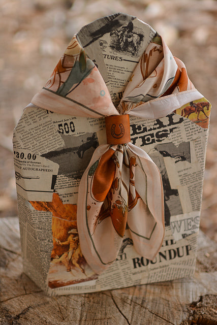 September Ride Cowgirl Silk Scarf Wild Rag