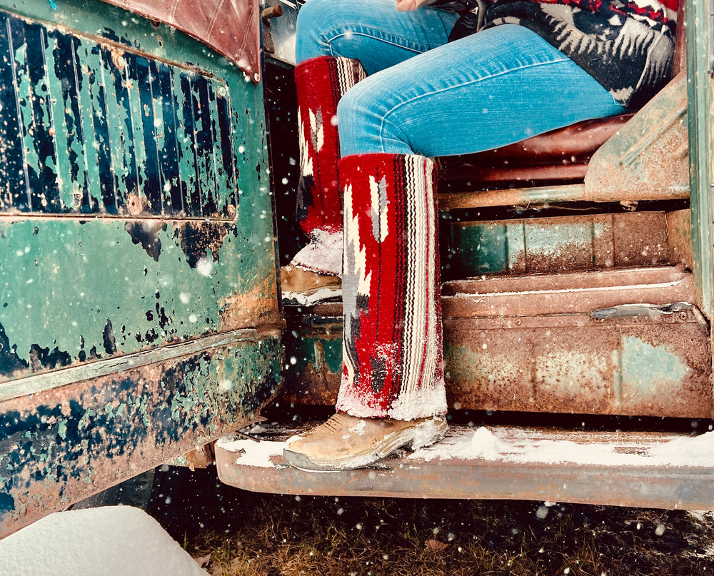 Boot Blankets in the snow